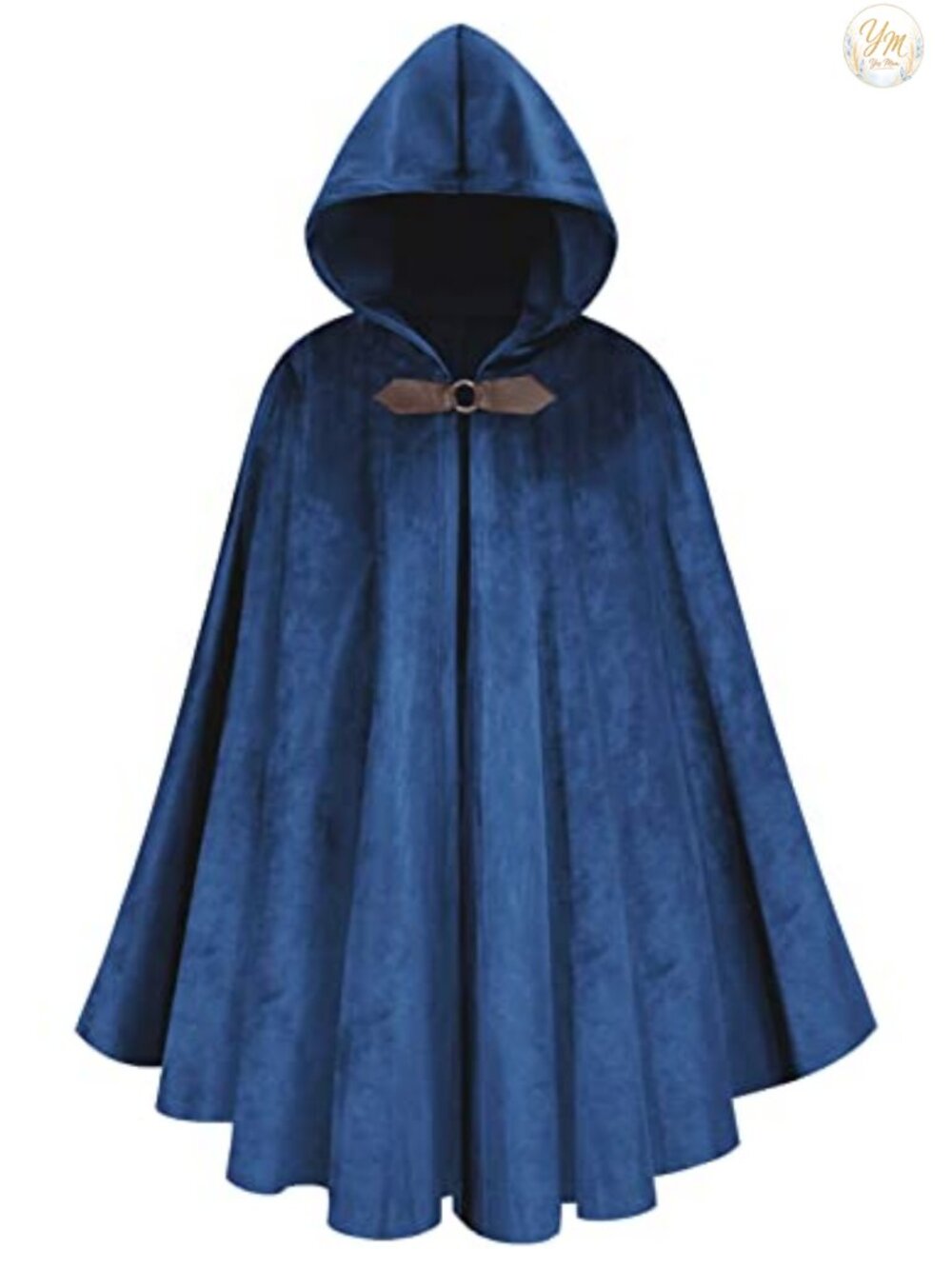 Renaissance Hooded Cape Velvet Medieval Cloak Costume